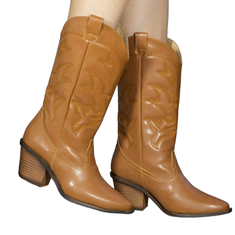 Bota Vaquera Bordada 4004