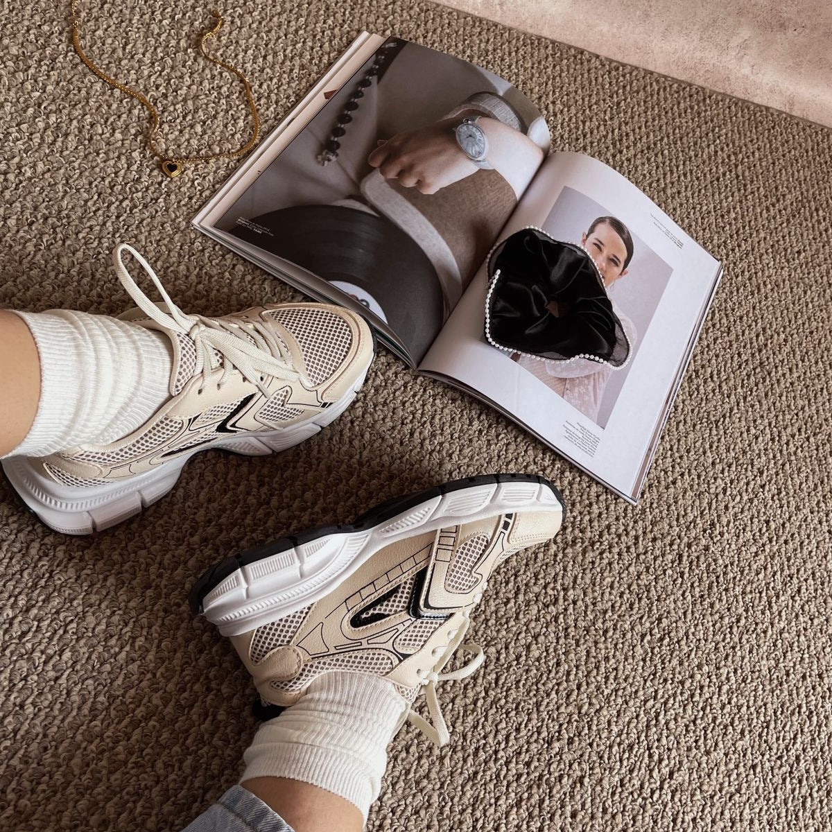 7070 Tennis latte/negro