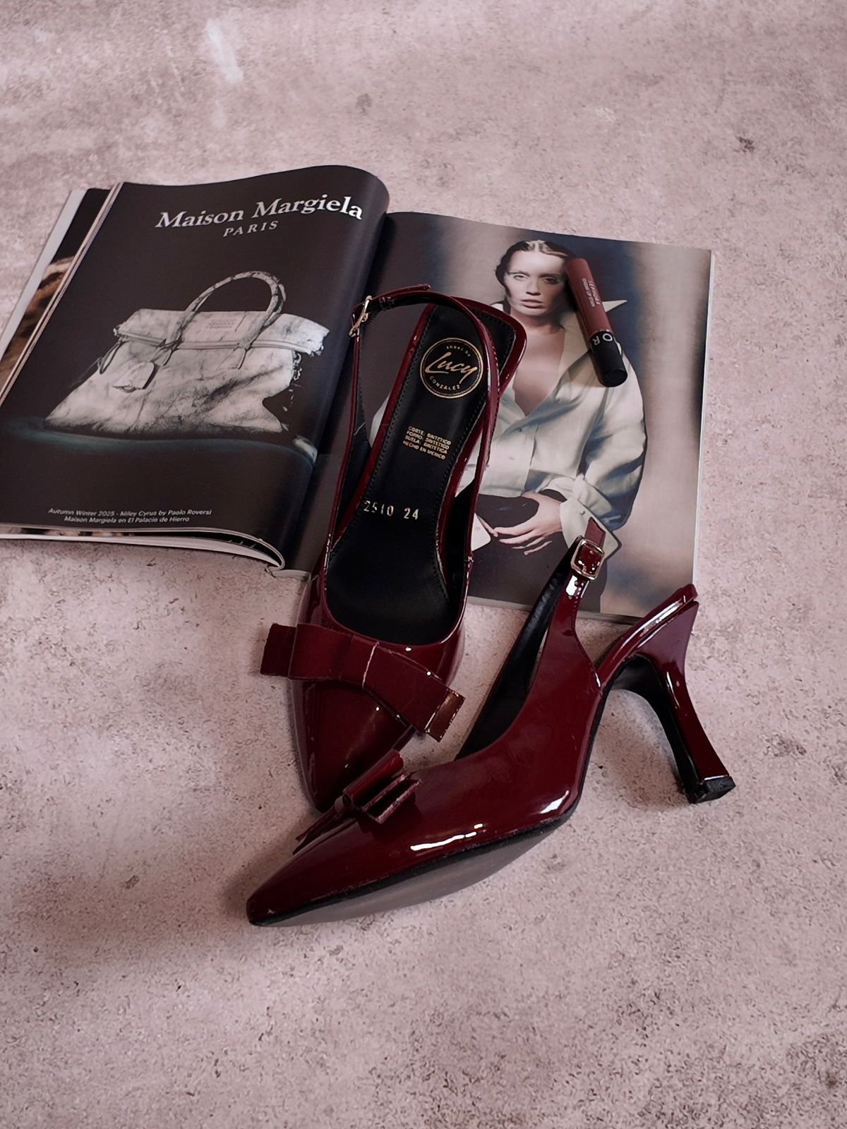 Stileto con moño 2510