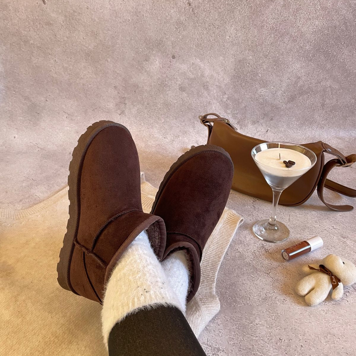 Botín con interior afelpado 8244